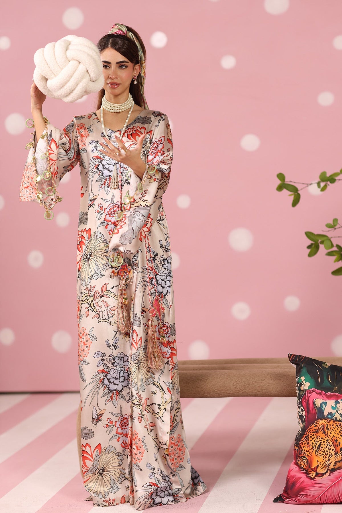 Musferah Saad | Resort Collection | Imperial Blossom by Musferah Saad - Designer Dress  - Type : Ladies Clothes - Available at Libayah - 100% Original 