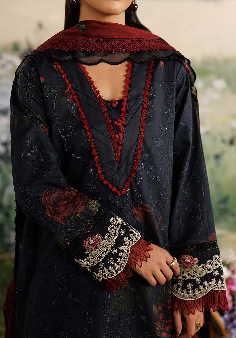 Zarqash | RimJhim The Moonsoon Edit 26 | BAHAR ZQ001 by Zarqash - Designer Dress  - Type : Ladies Clothes - Available at Libayah - 100% Original 