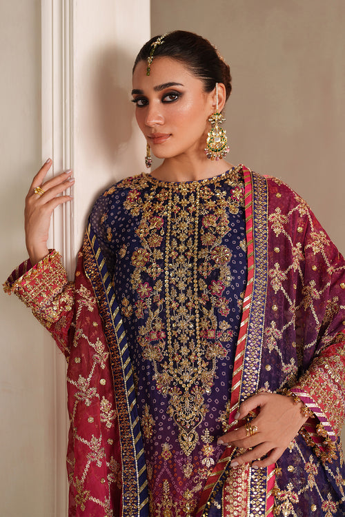 Baroque | Formals Collection | EMBROIDERED CHIFFON UF-4369 by Baroque - Designer Dress  - Type : Ladies Clothes - Available at Libayah - 100% Original 