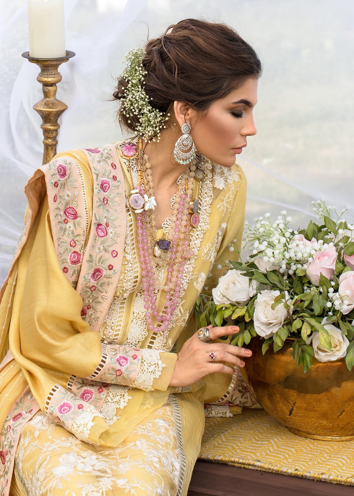 Saira Shakira | Luxury Pret | Sunshine by Saira Shakira - Designer Dress  - Type : Ladies Clothes - Available at Libayah - 100% Original 
