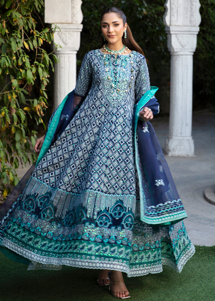 Maria Osama Khan | Rang e Noor Eid Edit | Nargis-Navy Blue