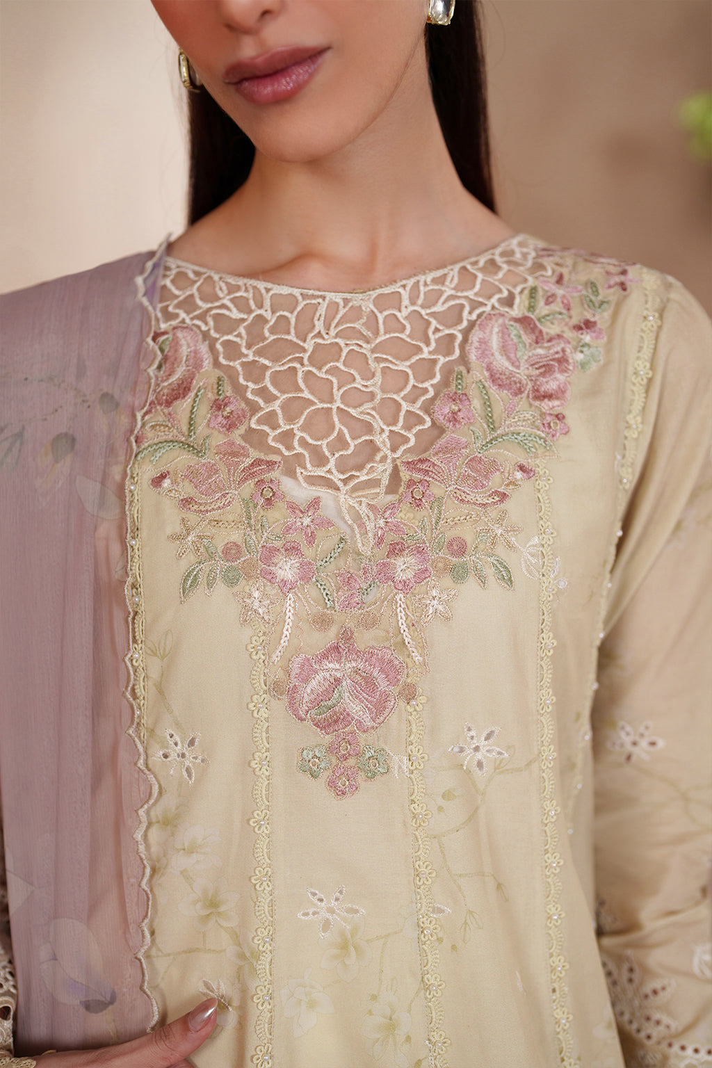Iznik | Eid lawn | EL-10 Embroidered Lawn by Iznik - Designer Dress  - Type : Ladies Clothes - Available at Libayah - 100% Original 