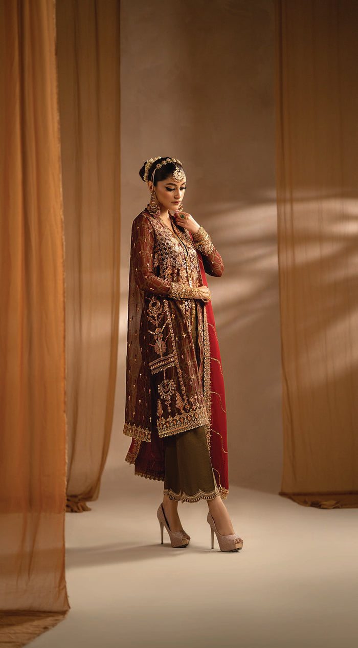 Myeesha | Nayab Formals | Yaqoot by Myeesha - Designer Dress - Type: Ladies Clothes - Available at Libayah - 100% Original