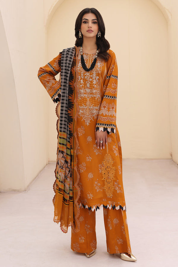 Charizma | Naranji Embroidered Lawn 24 | CN4-001 by Charizma - Designer Dress - Type: Ladies Clothes - Available at Libayah - 100% Original