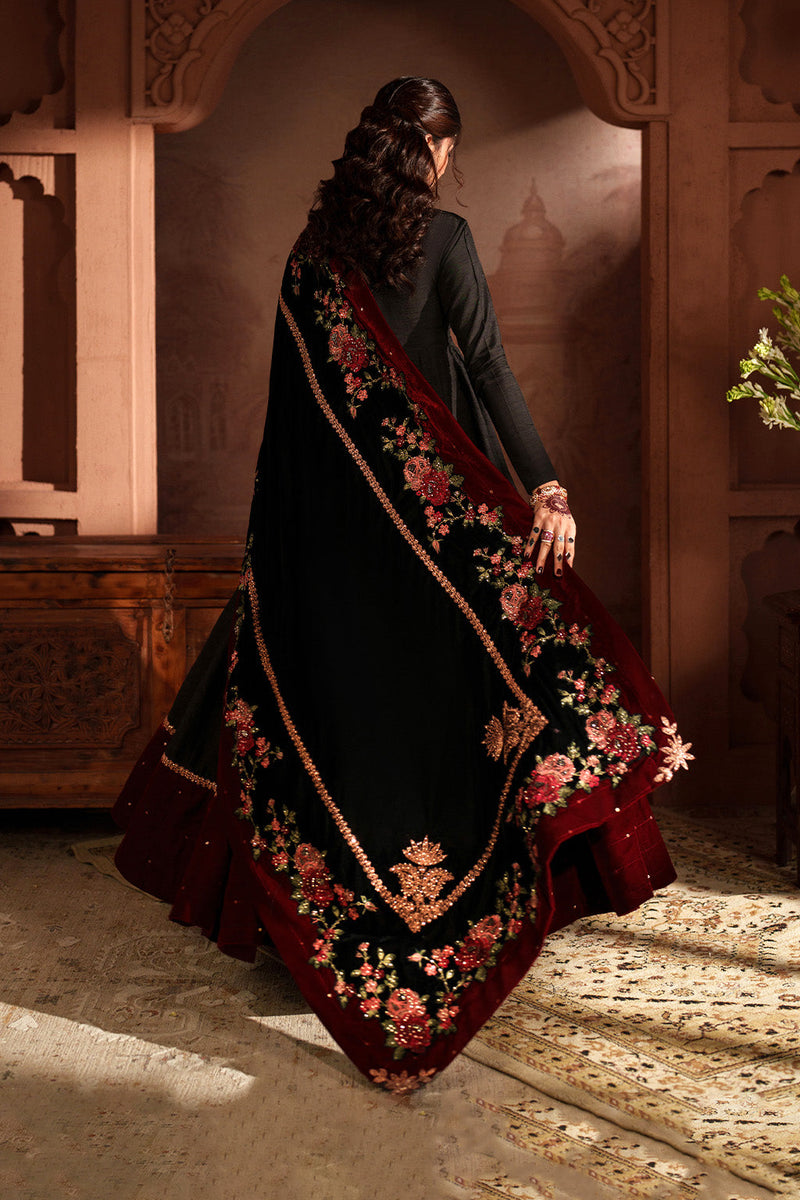 Iznik | Velvet 25 | IV-59 Embroidered Velvet by Iznik - Designer Dress - Type : Ladies Clothes - Available at Libayah - 100% Original 