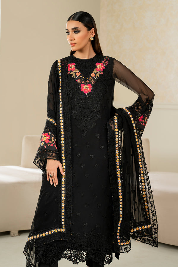 Baroque | Luxury Pret 25 | EMBROIDERED CHIFFON PR-1144 by Baroque - Designer Dress  - Type : Ladies Clothes - Available at Libayah - 100% Original 