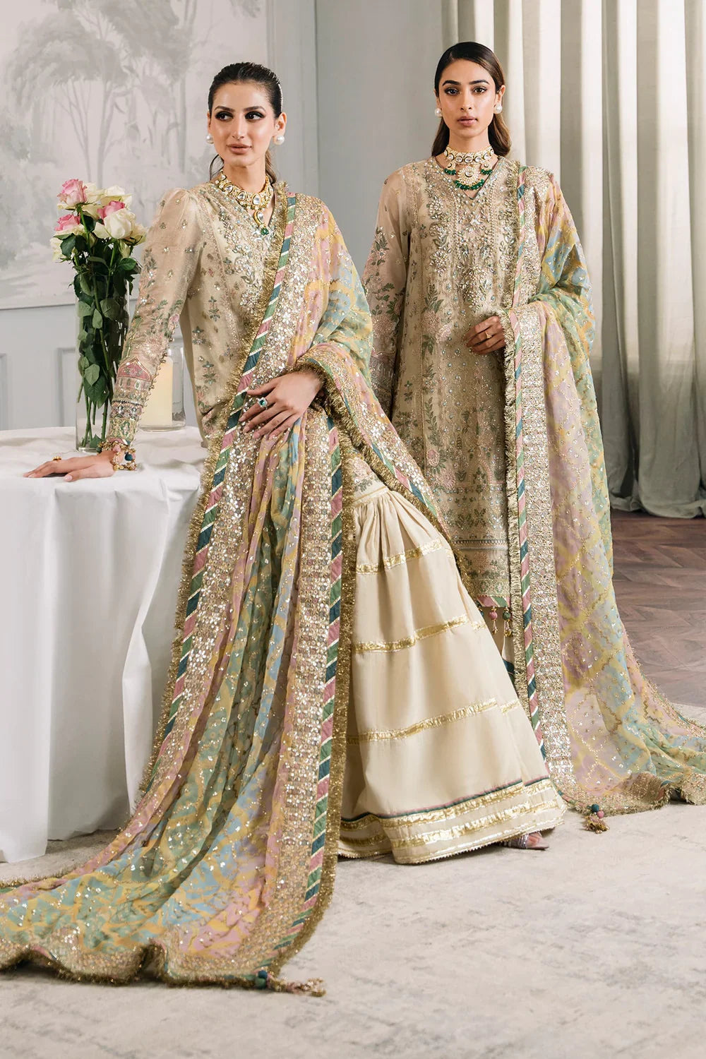 Baroque | Chantelle Embroidered Collection | CH12-04 by Baroque - Designer Dress - Type: Ladies Clothes - Available at Libayah - 100% Original