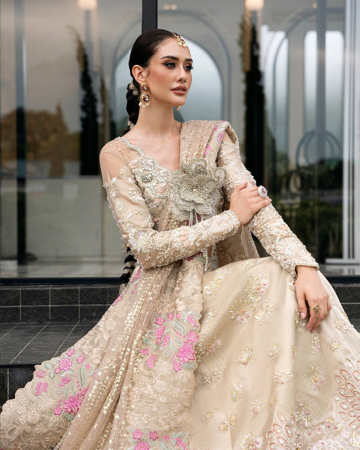Mysie by Tahira | Aurea Luxury Formals | IZNIK by Mysie by Tahira - Designer Dress  - Type : Ladies Clothes - Available at Libayah - 100% Original 