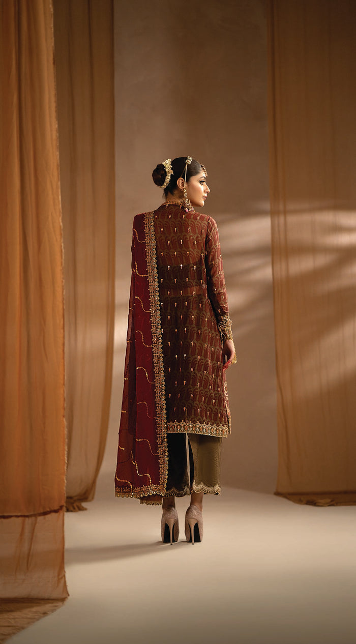 Myeesha | Nayab Formals | Yaqoot by Myeesha - Designer Dress - Type: Ladies Clothes - Available at Libayah - 100% Original