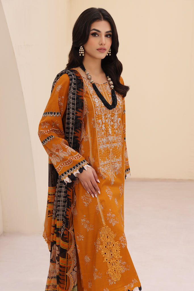 Charizma | Naranji Embroidered Lawn 24 | CN4-001 by Charizma - Designer Dress - Type: Ladies Clothes - Available at Libayah - 100% Original