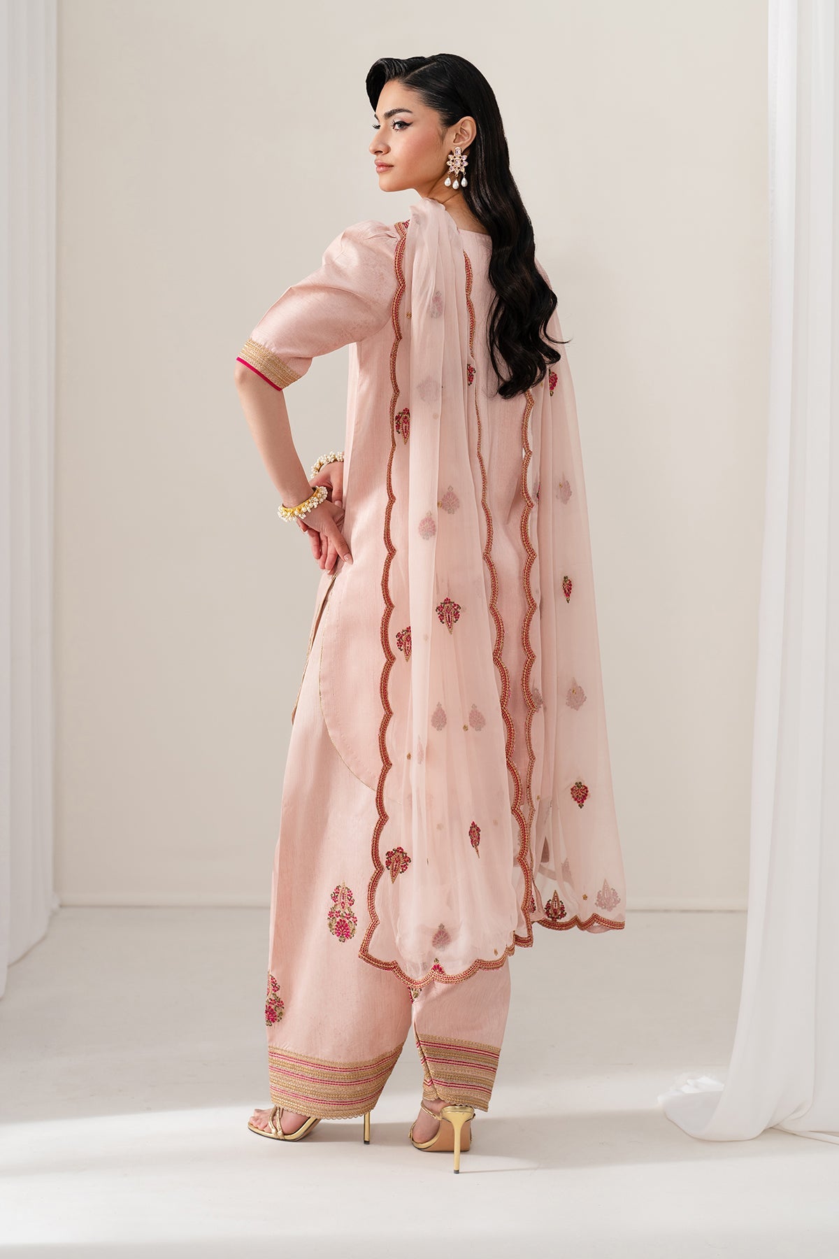 Baroque | Formal Collection | UF-4136 by Baroque - Designer Dress  - Type : Ladies Clothes - Available at Libayah - 100% Original 