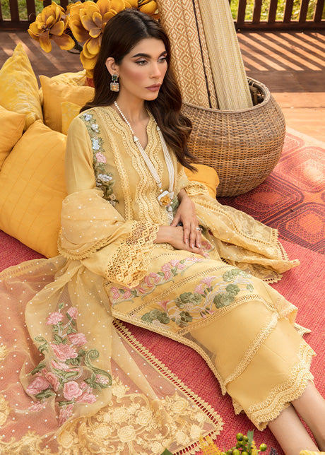 Saira Shakira | Luxury Pret | Daffodil by Saira Shakira - Designer Dress  - Type : Ladies Clothes - Available at Libayah - 100% Original 
