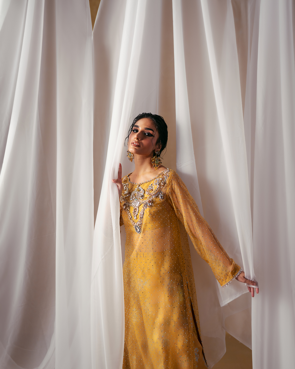 Vasal | Zyra Luxe Pret 26 | Golden Dusk by Vasal - Designer Dress  - Type : Ladies Clothes - Available at Libayah - 100% Original 
