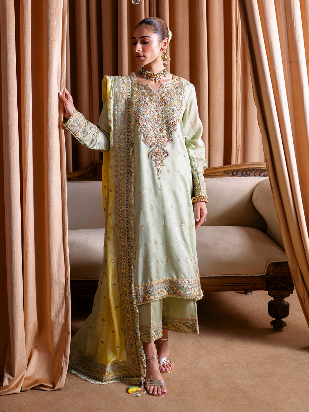 Faiza Faisal | Rema Wedding Formals 24 | Sehr by Faiza Faisal - Designer Dress  - Type : Ladies Clothes - Available at Libayah - 100% Original 