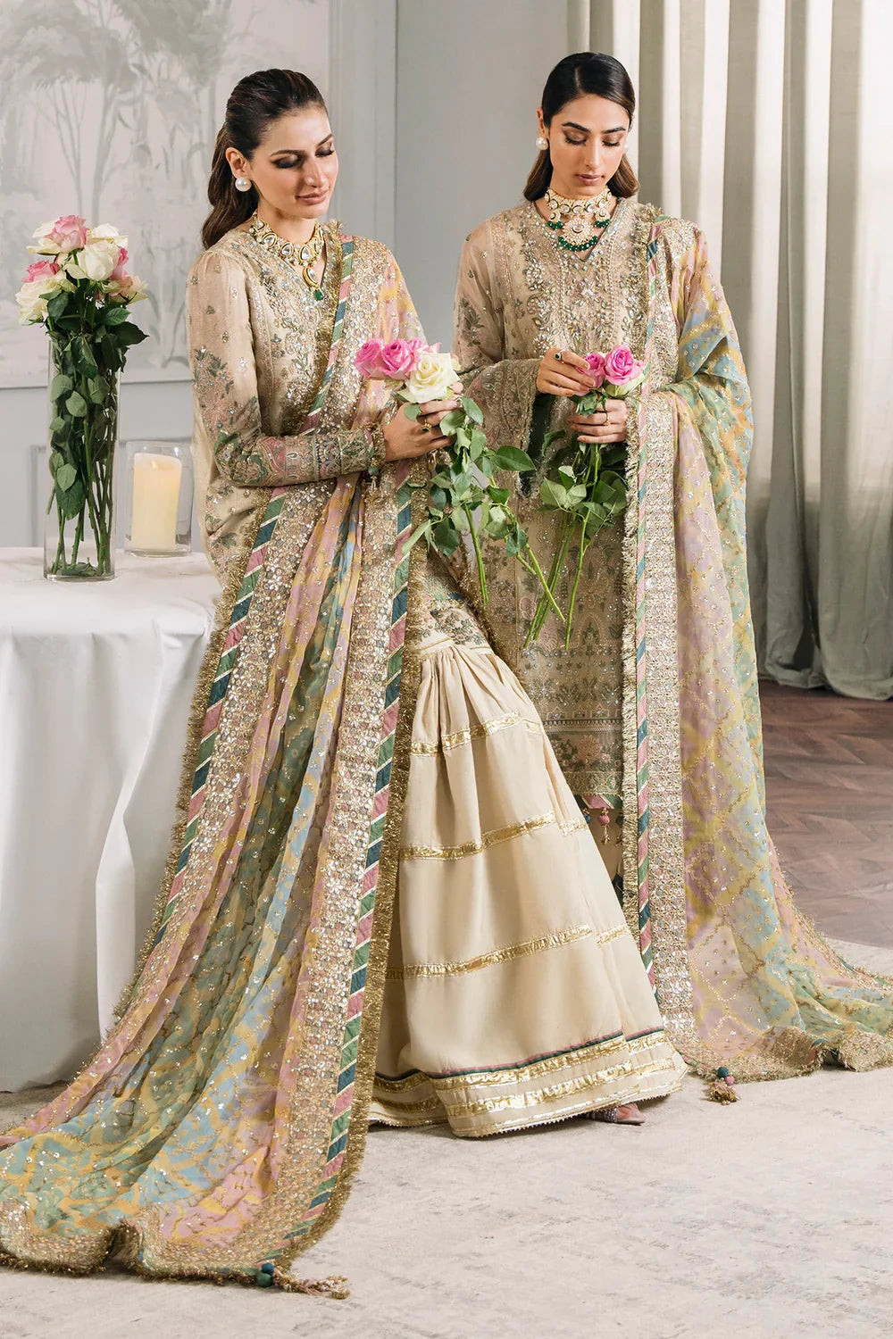 Baroque | Chantelle Embroidered Collection | CH12-04 by Baroque - Designer Dress - Type: Ladies Clothes - Available at Libayah - 100% Original