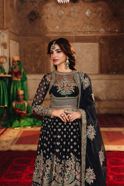 Meharbano – authentic Pakistani formal dress from the Saad Shaikh Silsila Formals 25 collection for women in the UK.