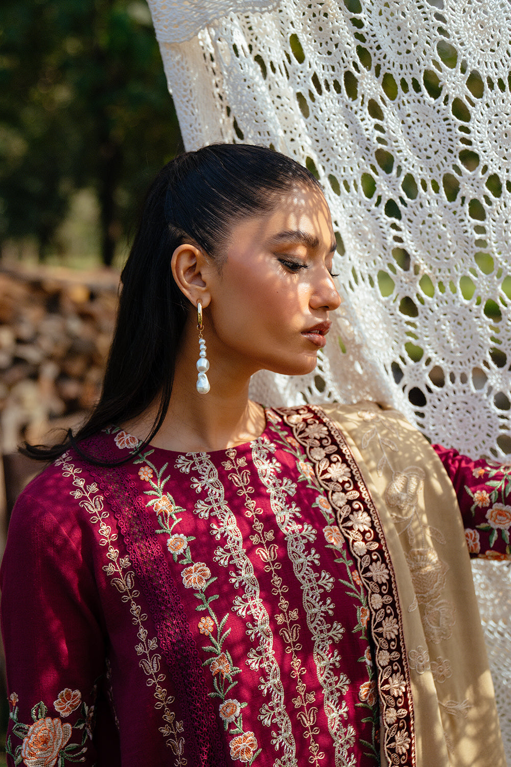 Saira Rizwan | Winter 2024 | SANSA-SRW24-09 by Saira Rizwan - Designer Dress - Type: Ladies Clothes - Available at Libayah - 100% Original