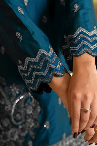 Ellena | Pret Dresses | 3-PC Stitched Embroidered Suit  815BLS by Ellena - Designer Dress  - Type : Ladies Clothes - Available at Libayah - 100% Original 