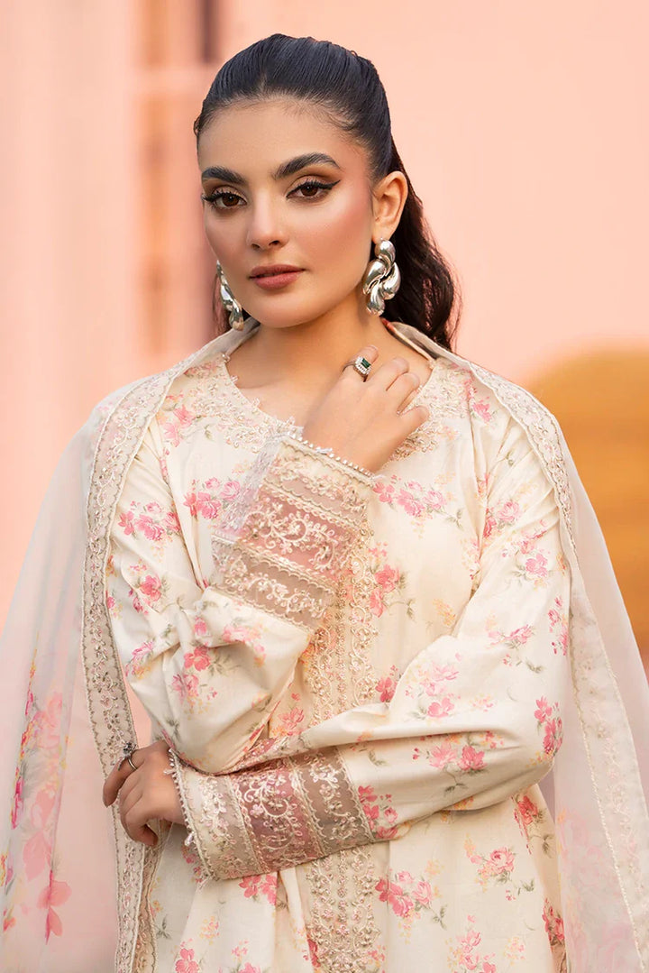Ellena | Pret Dresses | 3-PC Stitched Embroidered Suit 901OWM by Ellena - Designer Dress  - Type : Ladies Clothes - Available at Libayah - 100% Original 