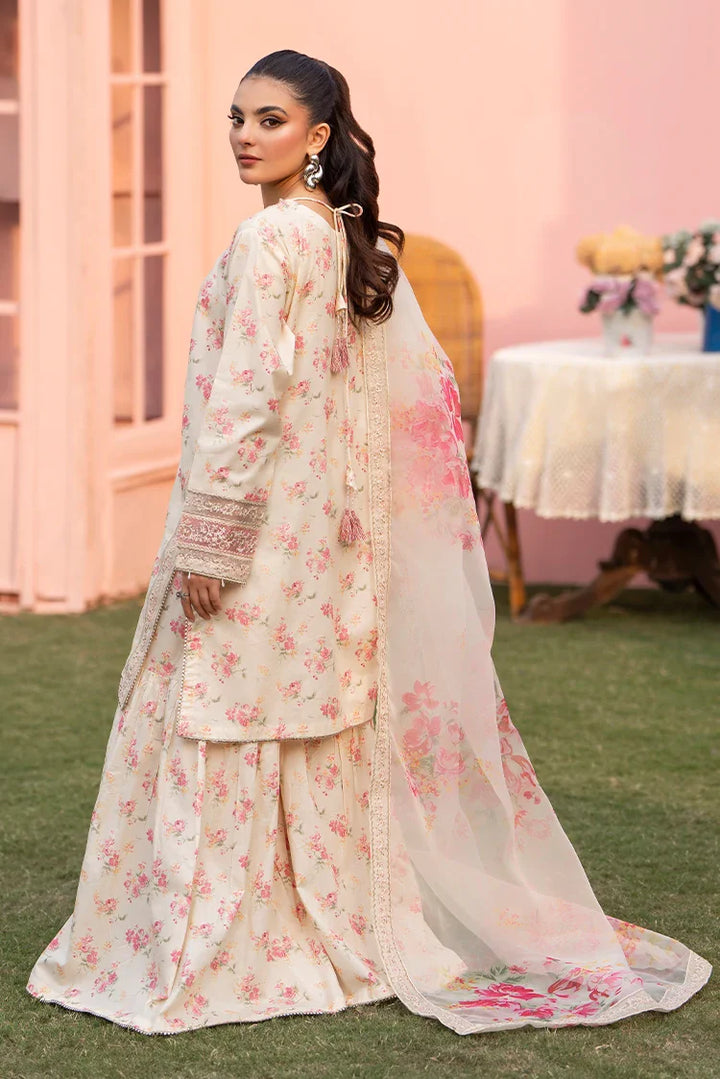 Ellena | Pret Dresses | 3-PC Stitched Embroidered Suit 901OWM by Ellena - Designer Dress  - Type : Ladies Clothes - Available at Libayah - 100% Original 