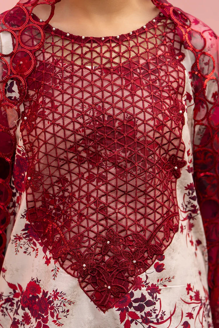 Ellena | Pret Dresses | 3-PC Stitched Embroidered Suit  982OWS by Ellena - Designer Dress  - Type : Ladies Clothes - Available at Libayah - 100% Original 