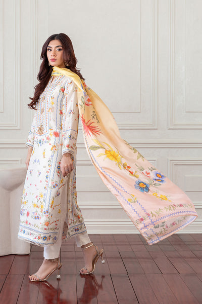 Mina Hasan | Eid ul Adha 26 | Long Vintage - by Libayah - Registered Vendor of : Mina Hasan - 100% Original Designer Dress