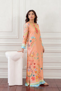 Mina Hasan | Eid ul Adha 26 | Coral Floral - by Libayah - Registered Vendor of : Mina Hasan - 100% Original Designer Dress