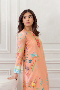 Mina Hasan | Eid ul Adha 26 | Coral Floral - by Libayah - Registered Vendor of : Mina Hasan - 100% Original Designer Dress