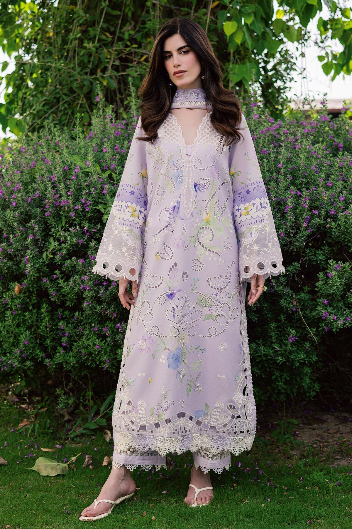 Nureh | Raha Lawn | NE-258 by Nureh - Designer Dress  - Type : Ladies Clothes - Available at Libayah - 100% Original 