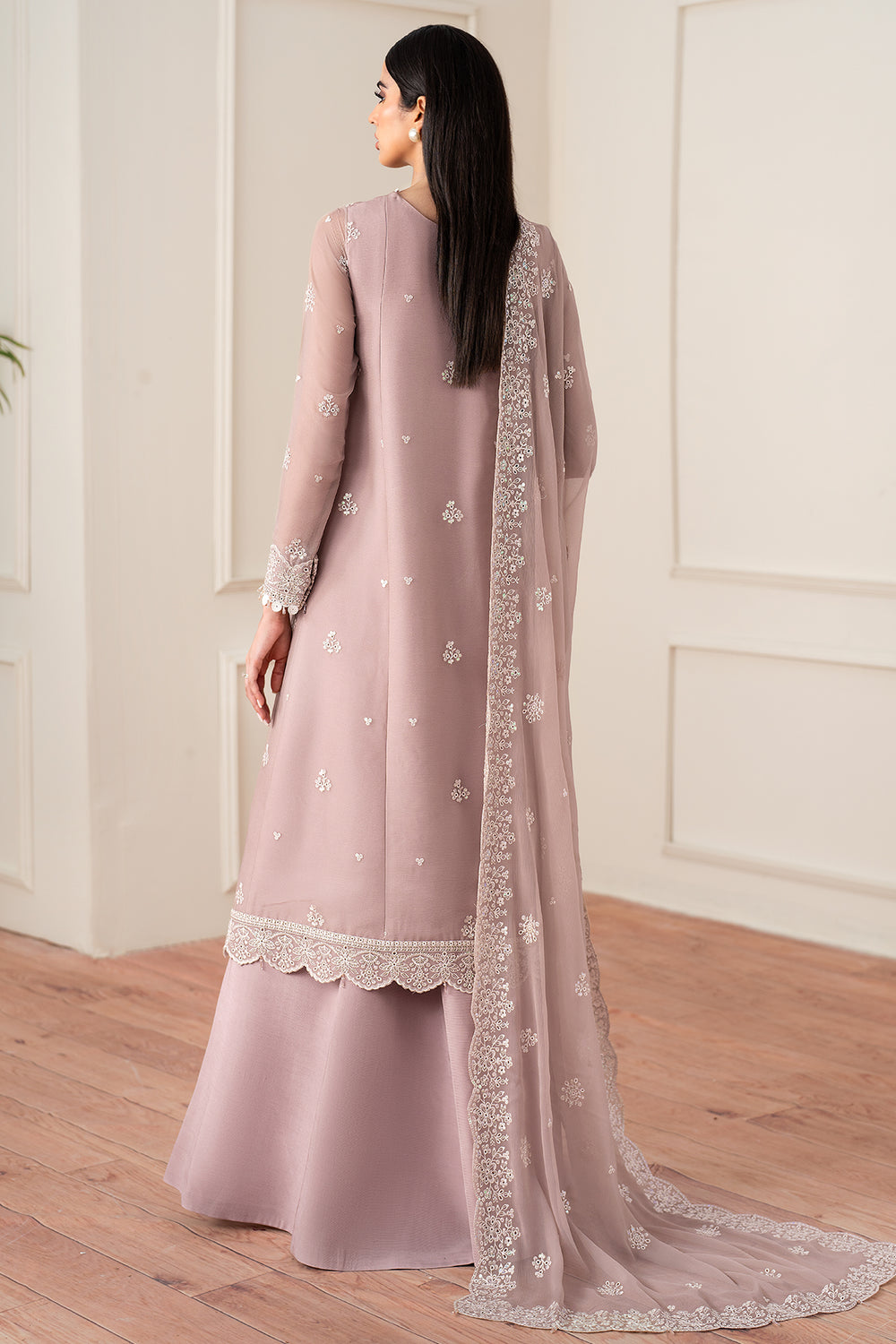 Farasha | Essence Formals 25 | Powder Bloom by Farasha - Designer Dress  - Type : Ladies Clothes - Available at Libayah - 100% Original 