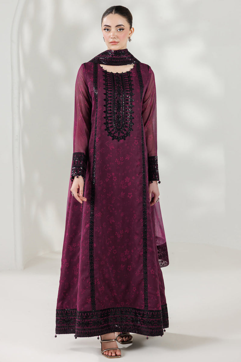 Farasha | Formals 26 | Violet Eclips - Designer Dress - Type : Ladies Clothes - Available at Libayah - 100% Original