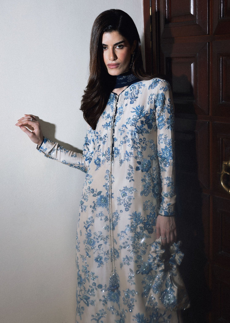 Hussain Rehar | Luxury Pret 26 | Azura Royale - Designer Dress - Type : Ladies Clothes - Available at Libayah - 100% Original