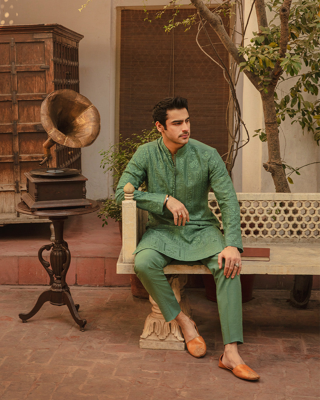 Pakisatni Menswear | Faiza Saqlain | Ardvan by Faiza Saqlain - Designer Dress - Type: MensWear - Available at Libayah - 100% Original