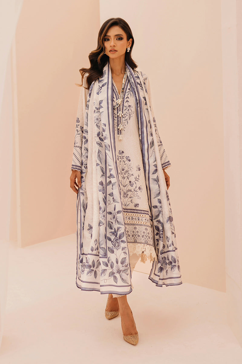Mina Hasan | Signature Pret | Blue Hue - by Libayah - Registered Vendor of : Mina Hasan - 100% Original Designer Dress