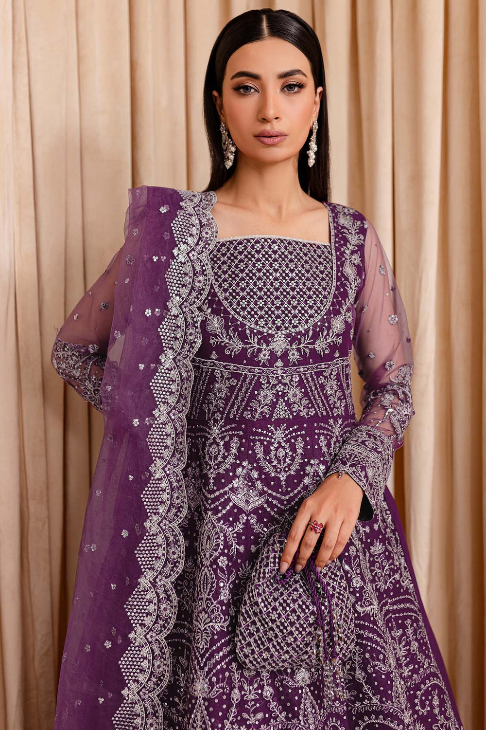 Farasha | Lumiere Formals | Plum Passion by Farasha - Designer Dress - Type: Ladies Clothes - Available at Libayah - 100% Original