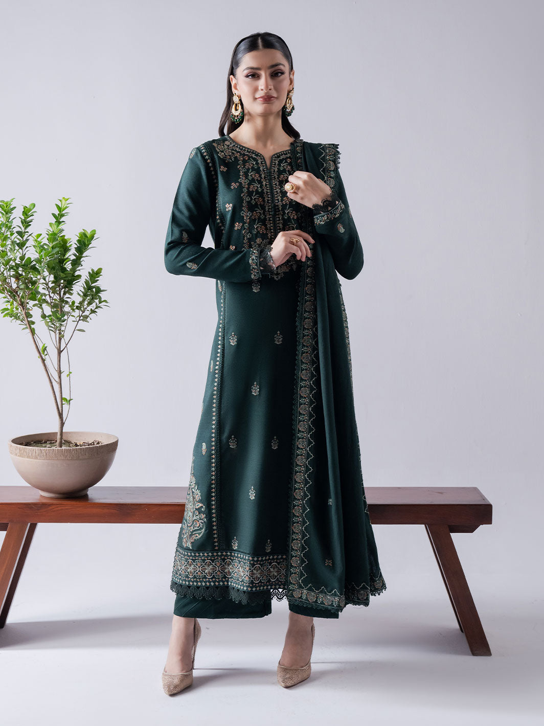 Faiza Faisal | Winter Edit 2024 | AVA by Faiza Faisal - Designer Dress - Type: Ladies Clothes - Available at Libayah - 100% Original