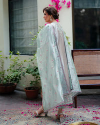 Mushq | Sunehri Lama Silk | Resham by Mushq - Designer Dress  - Type : Ladies Clothes - Available at Libayah - 100% Original 