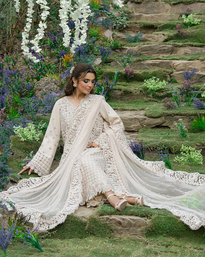 Zevk | Flora Festive Lawn | ASEEL by Zevk - Designer Dress - Type: Ladies Clothes - Available at Libayah - 100% Original