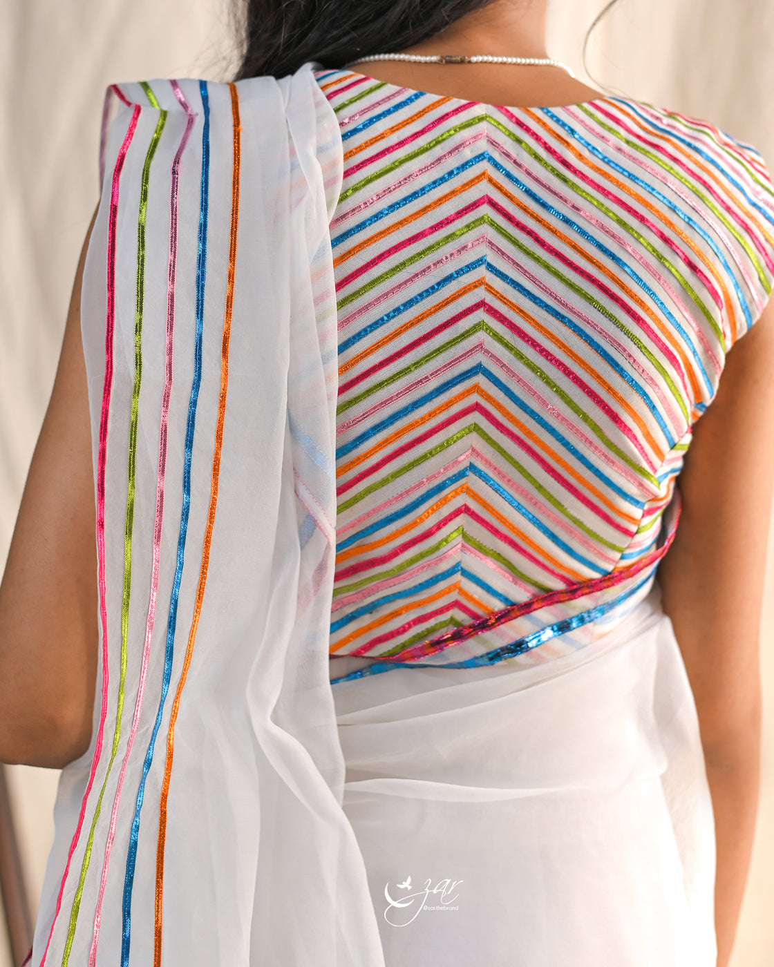 Zar | Formals Wear | White by Zar - Designer Dress - Type: Ladies Clothes - Available at Libayah - 100% Original