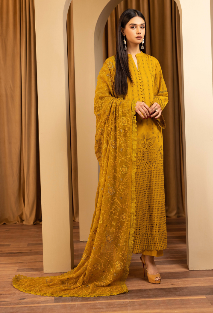Humdum | Elegant Chikankari 25 | D05 by Humdum - Designer Dress - Type: Ladies Clothes - Available at Libayah - 100% Original