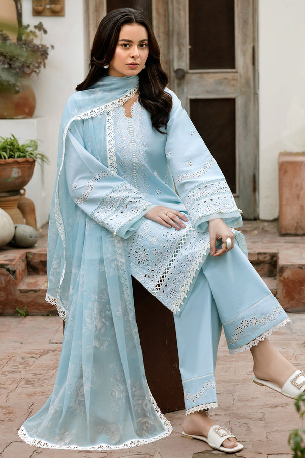 Farasha | Summer Weaves Embroidered Lawn | Sky Haze by Farasha - Designer Dress - Type: Ladies Clothes - Available at Libayah - 100% Original