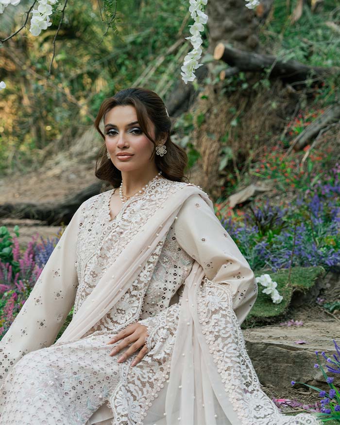 Zevk | Flora Festive Lawn | ASEEL by Zevk - Designer Dress - Type: Ladies Clothes - Available at Libayah - 100% Original
