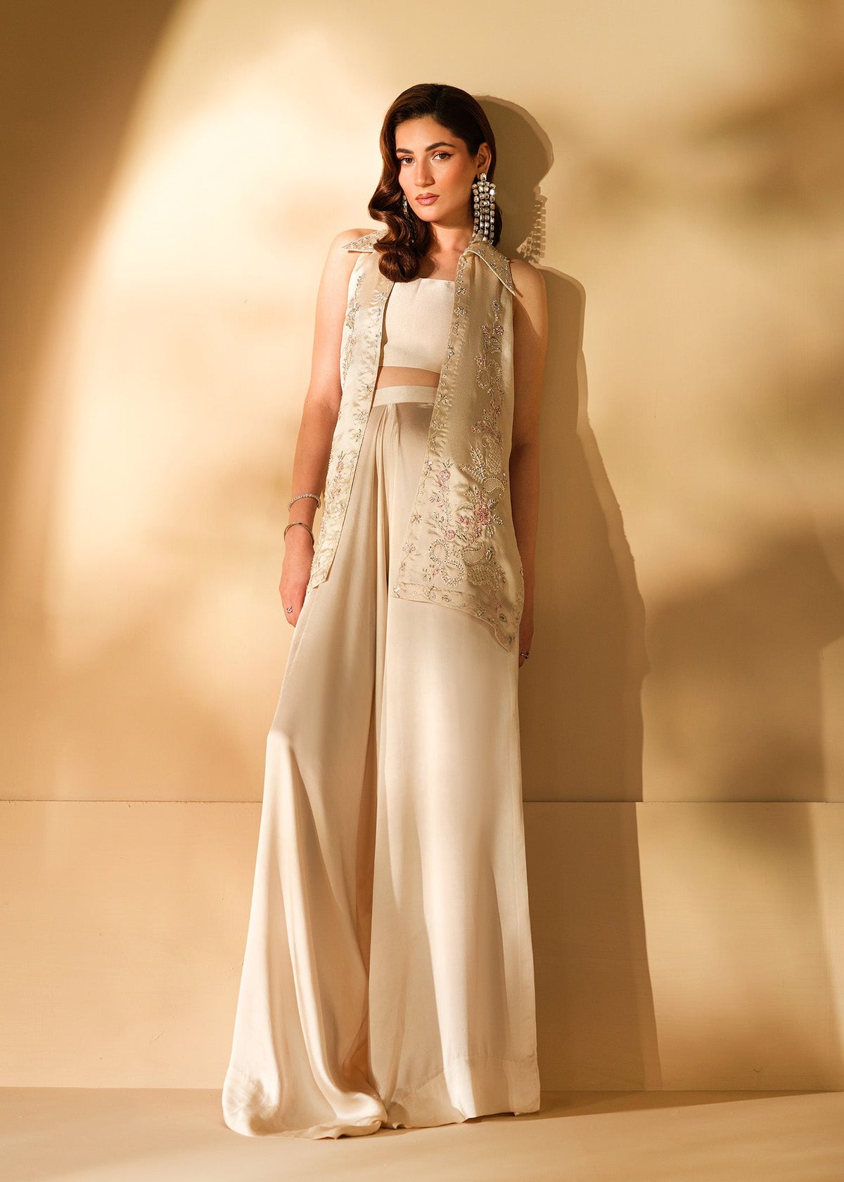 Mahum Asad | The Shadow Line | Silhouette by Mahum Asad - Designer Dress  - Type : Ladies Clothes - Available at Libayah - 100% Original 