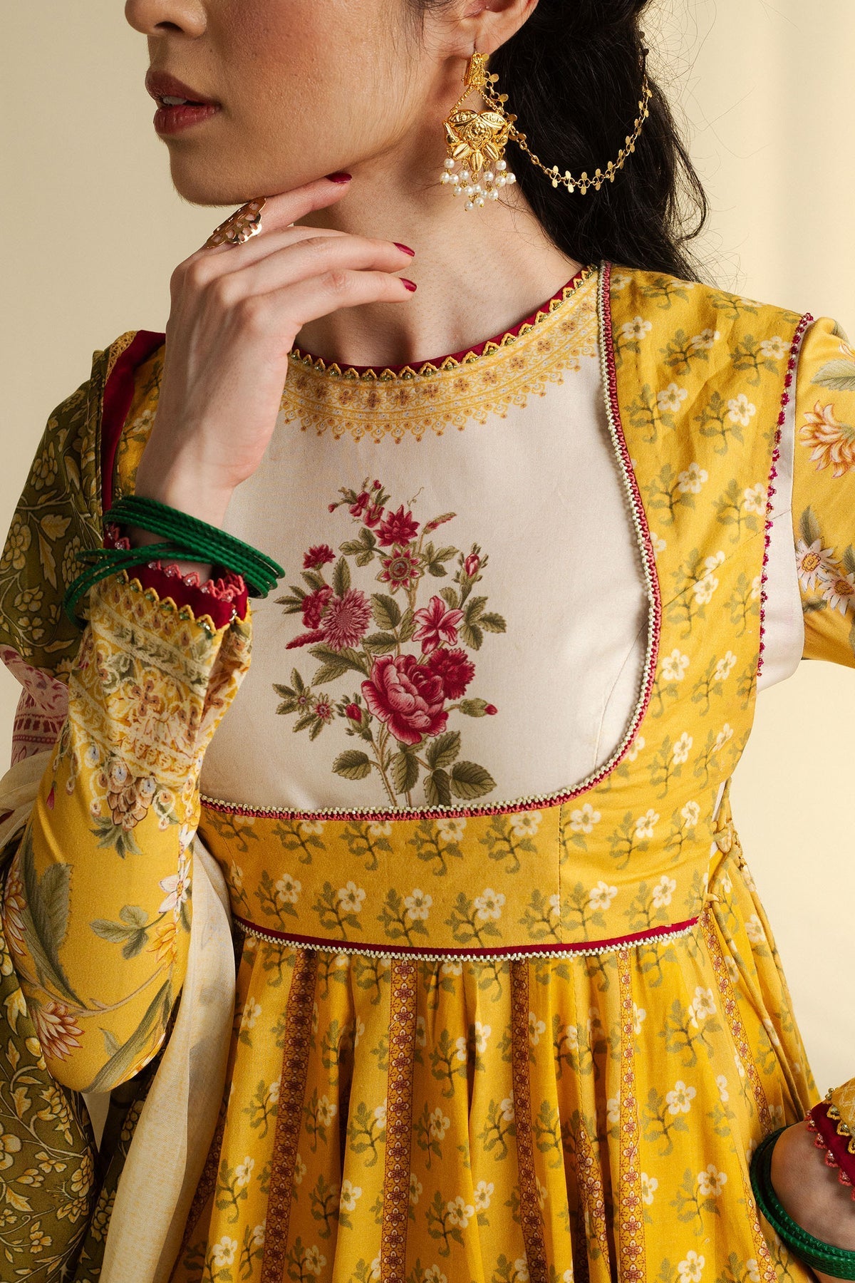 Zara Shahjahan | Anarkali 25 | Amaltas-D3 by Zara Shahjahan - Designer Dress  - Type : Ladies Clothes - Available at Libayah - 100% Original 