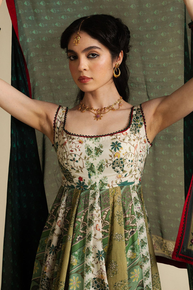 Zara Shahjahan | Anarkali 25 | Saawan-D2 by Zara Shahjahan - Designer Dress  - Type : Ladies Clothes - Available at Libayah - 100% Original 