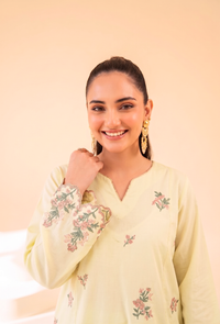 Faiza Faisal | FNF Cords Edit | CITRON DEW by Faiza Faisal - Designer Dress  - Type : Ladies Clothes - Available at Libayah - 100% Original 