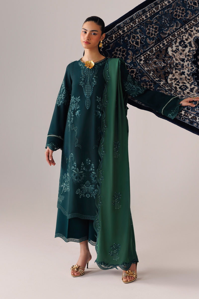 Qalamkar | Q Line Linen 26 | QLW-09 ROMA by Qalamkar - Designer Dress  - Type : Ladies Clothes - Available at Libayah - 100% Original 
