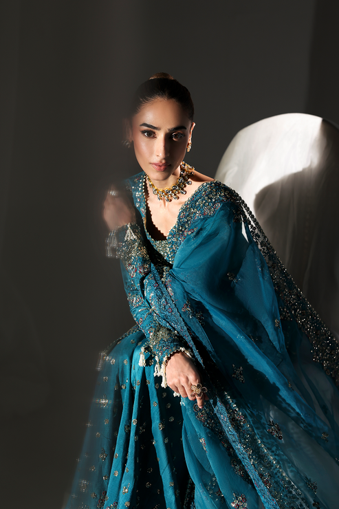 Emaan Adeel | Serein Luxe Silk | MOONLIT NIGHT by Emaan Adeel - Designer Dress  - Type : Ladies Clothes - Available at Libayah - 100% Original 