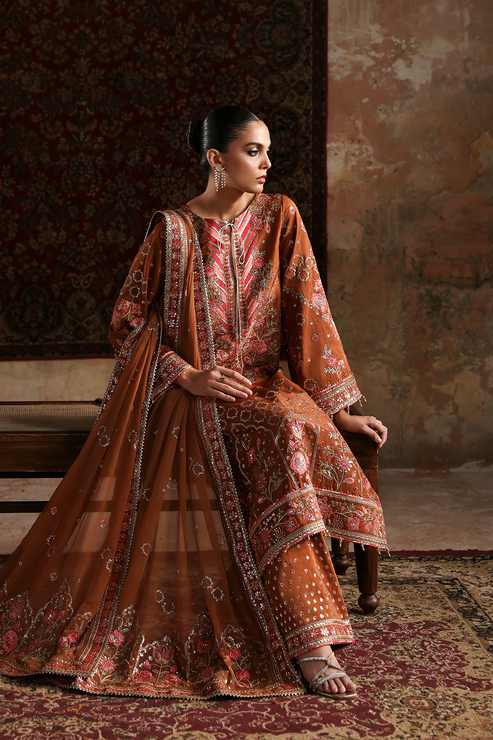 Emaan Adeel | Afsana e Silk | AARZO by Emaan Adeel - Designer Dress - Type : Ladies Clothes - Available at Libayah - 100% Original 