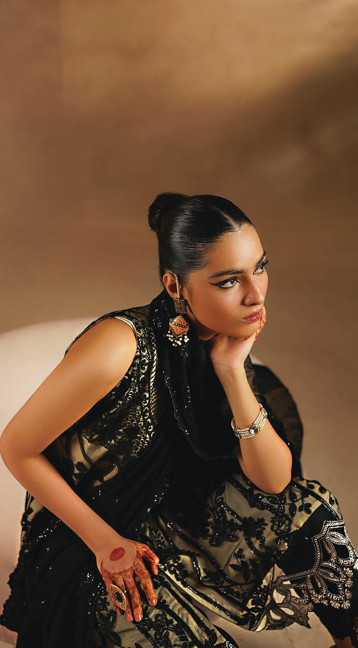 Myeesha | Nayab Formals | Siyaah by Myeesha - Designer Dress - Type: Ladies Clothes - Available at Libayah - 100% Original